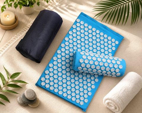 Acupressure Mat & Pillow Set – Grounding Ritual for Stress Relief