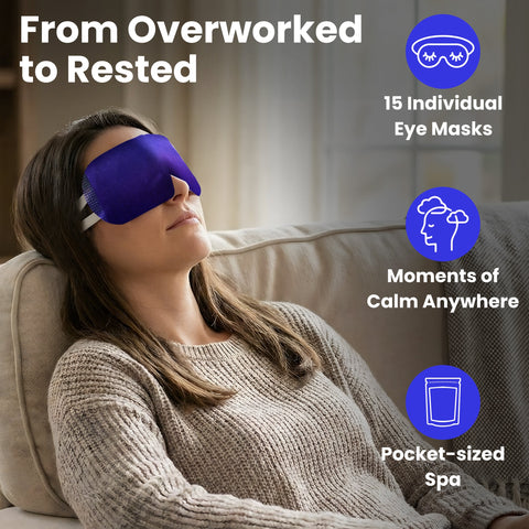 Steam Eye Mask | Self-Heating Warm Compress for Dry Eyes