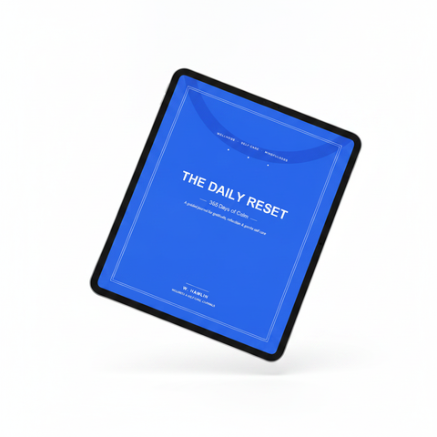 The Daily Reset — 365-Day Fillable Wellness Journal (PDF)