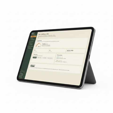 Navigating change workbook sample dashboard 