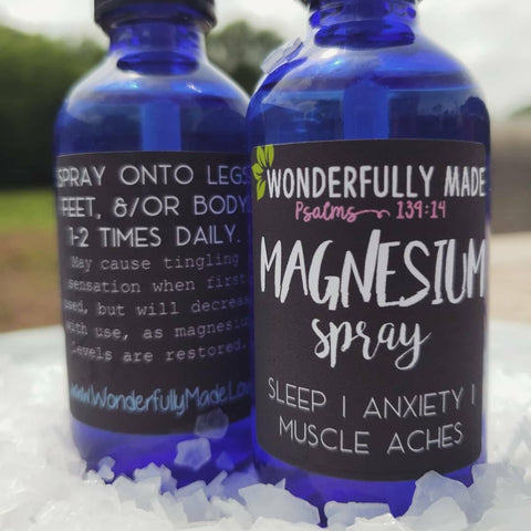 Magnesium Spray – Natural Sleep Aid & Muscle Relief | Topical Magnesium Chloride
